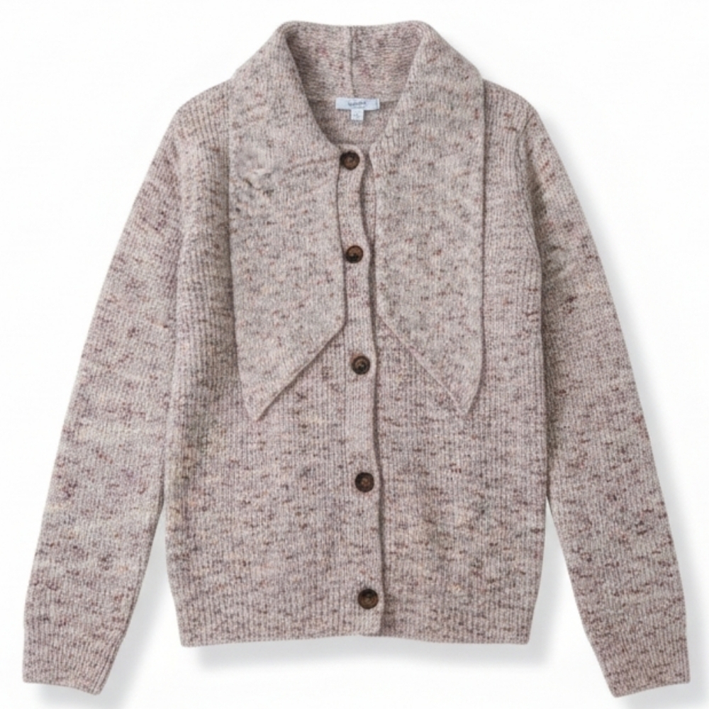 b.young Women’s Knit Cardigan Sweater Button Front Cozy Casual Size Small NWT